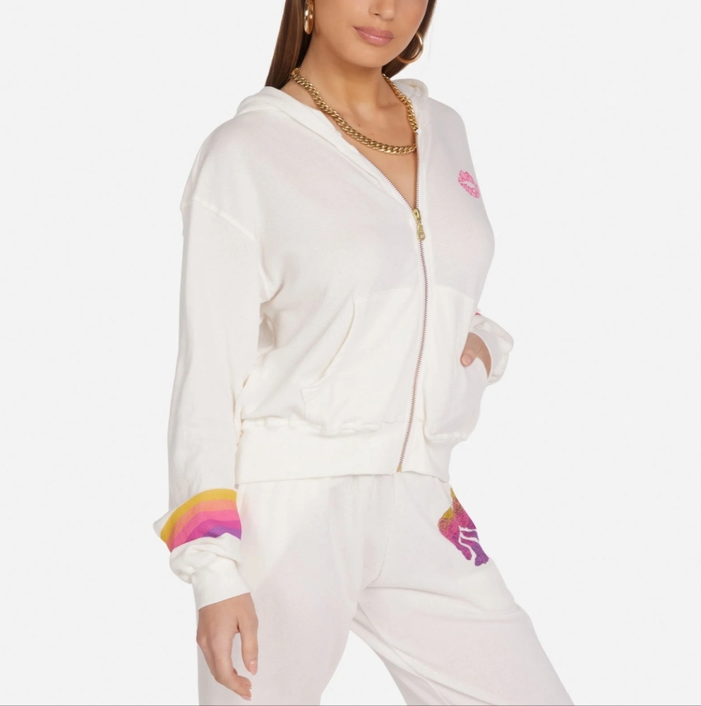 Lauren Moshi Lachelle Peace Roses hoodie - Picture 5 of 17